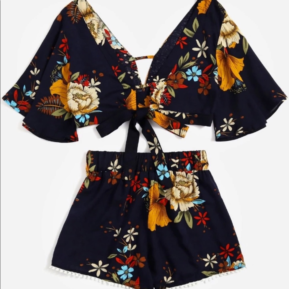 2-piece Dark Blue Tallulah set
